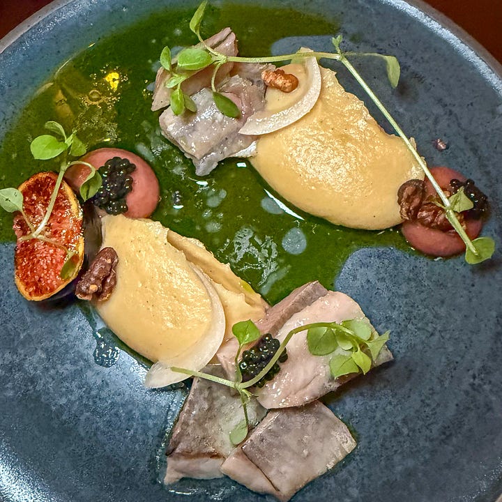 starters at Le Pantruche bistro in Paris near Montmartre