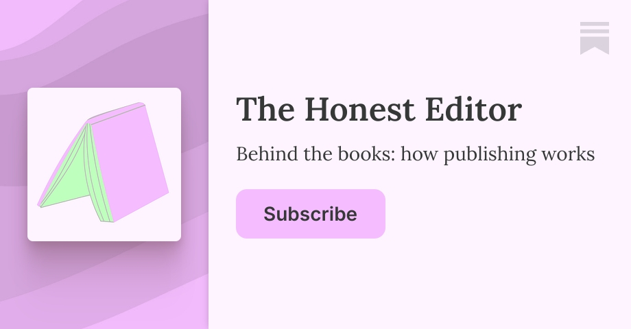 The Honest Editor | Phoebe Morgan | Substack