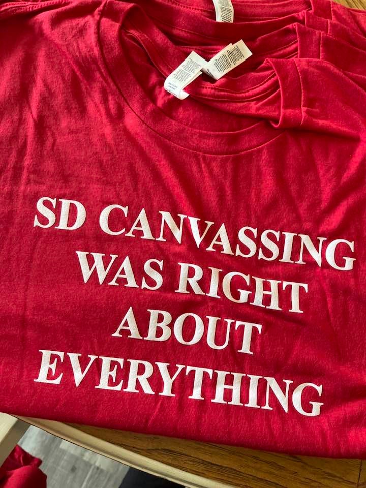May be a graphic of text that says 'u SD WAS CANVASSING ASSING RIGHT ABOUT EVERYTHING'