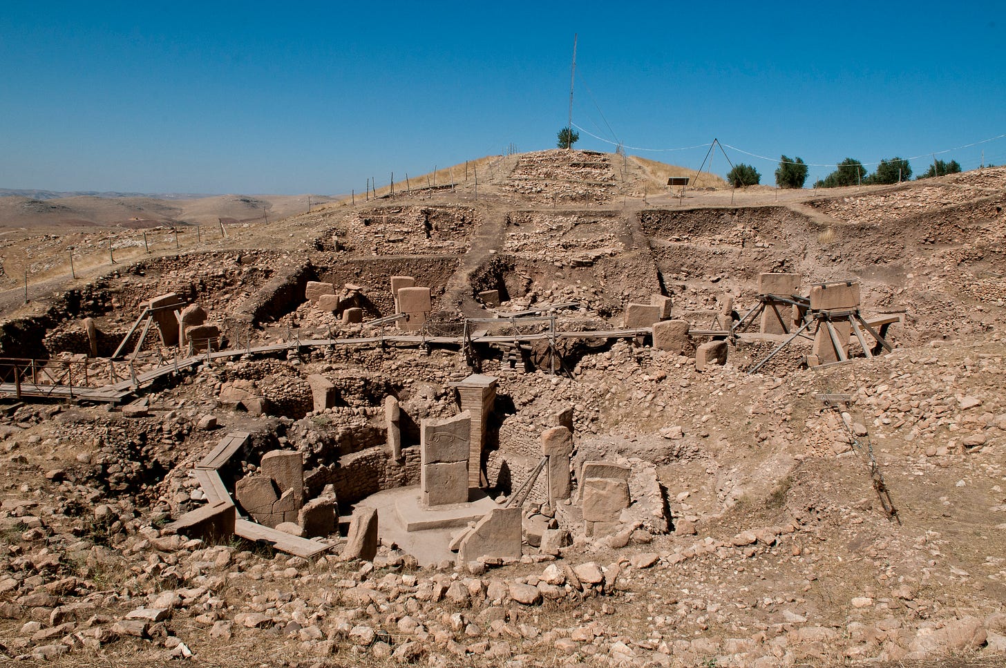 The ruins of Gobekli Tepe