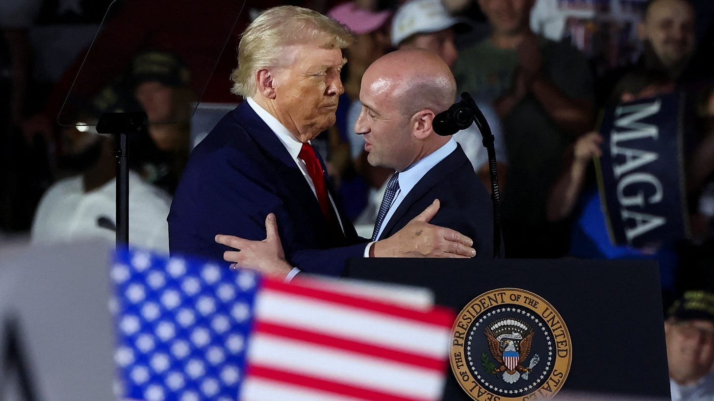 Trump Considers Stephen Miller for National Security Adviser After Waltz's  Departure