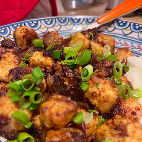 Honey Mustard-Glazed Paneer