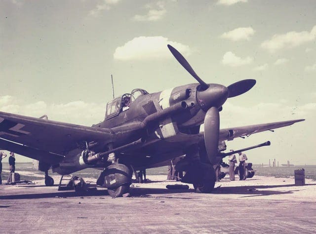 German Ju 87G “tank busting” Stuka after being captured by the Allies. :  r/WWIIplanes