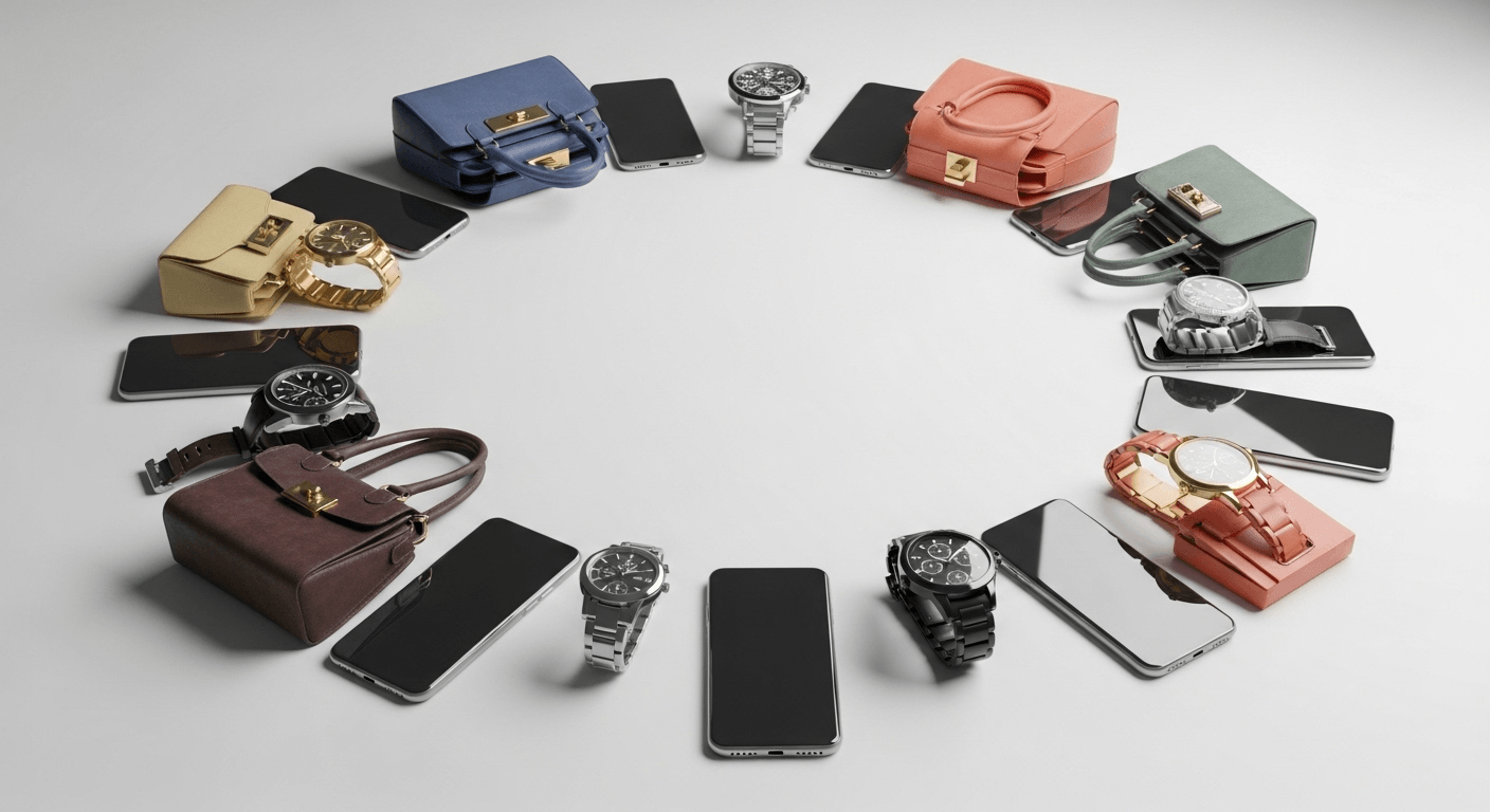 Premium goods circular economy concept