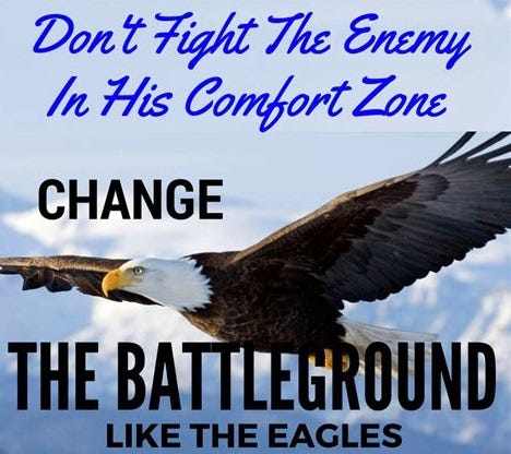 Surrender Is for Slaves, but You Cannot Counter the Enemy on Its Own Turf, Either