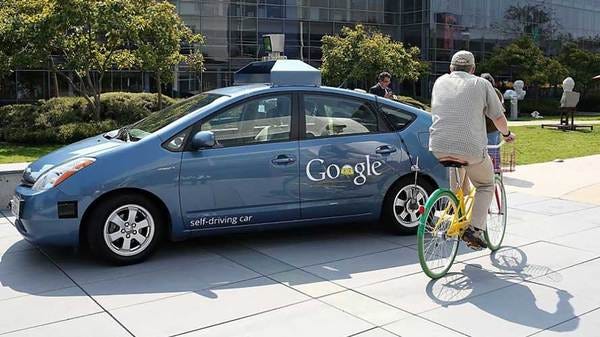 Aforementioned toaster design from 2010. Alphabetâs first self-driving car prototype uses Velodyneâs HDL-64E LiDAR sensor. Aforementioned toaster design from 2010. Alphabetâs first self-driving car prototype uses Velodyneâs HDL-64E LiDAR sensor.