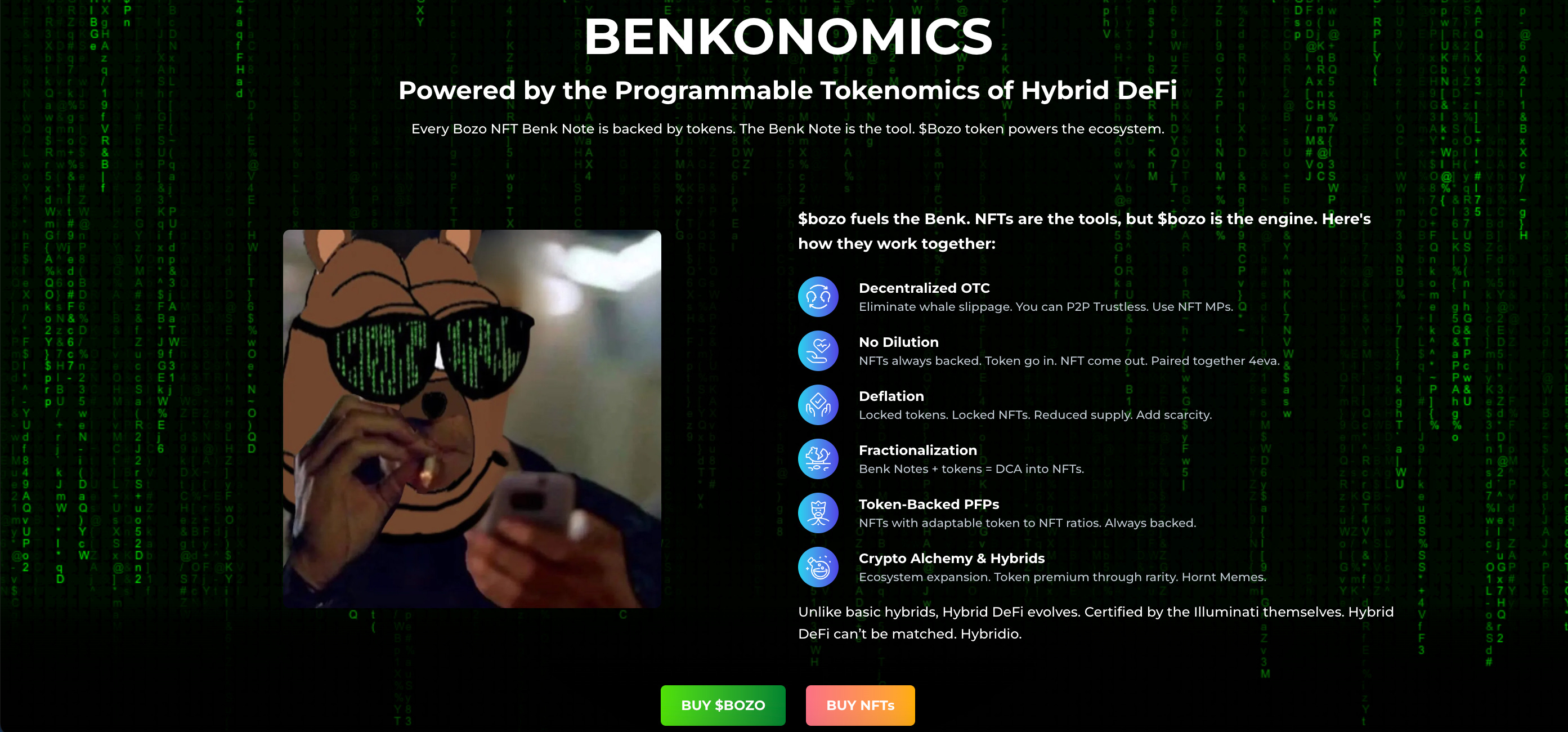 Who, what, where, why, when is the Bozo Benk?