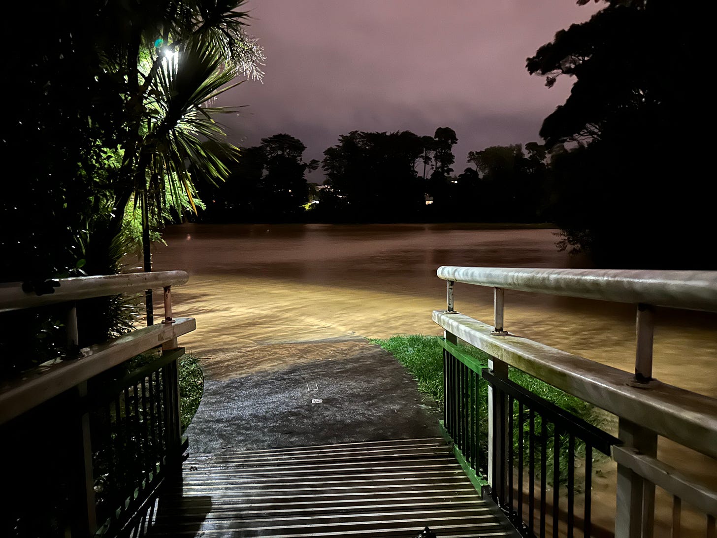 Henderson Park underwater