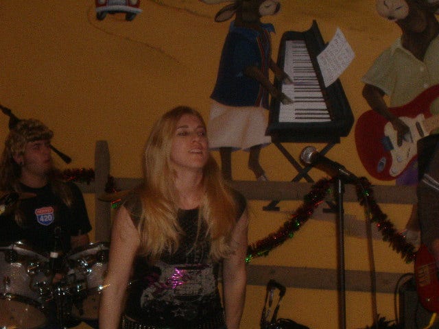 Michelle from Semiblind. I think I took this one just as a song that she wasn't singing ended. Michelle from Semiblind. I think I took this one just as a song that she wasn't singing ended.