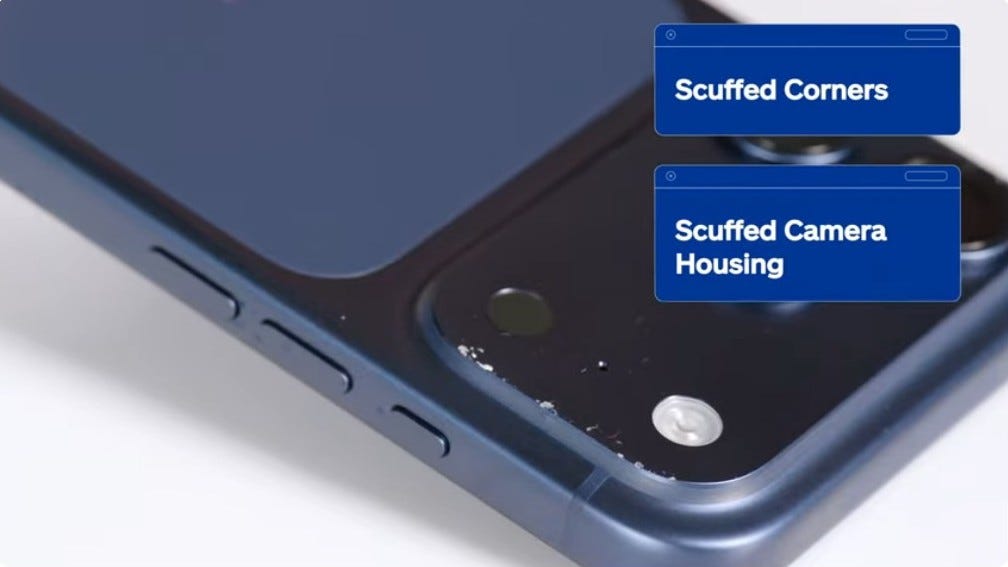 iPhone 17 Pro drop test