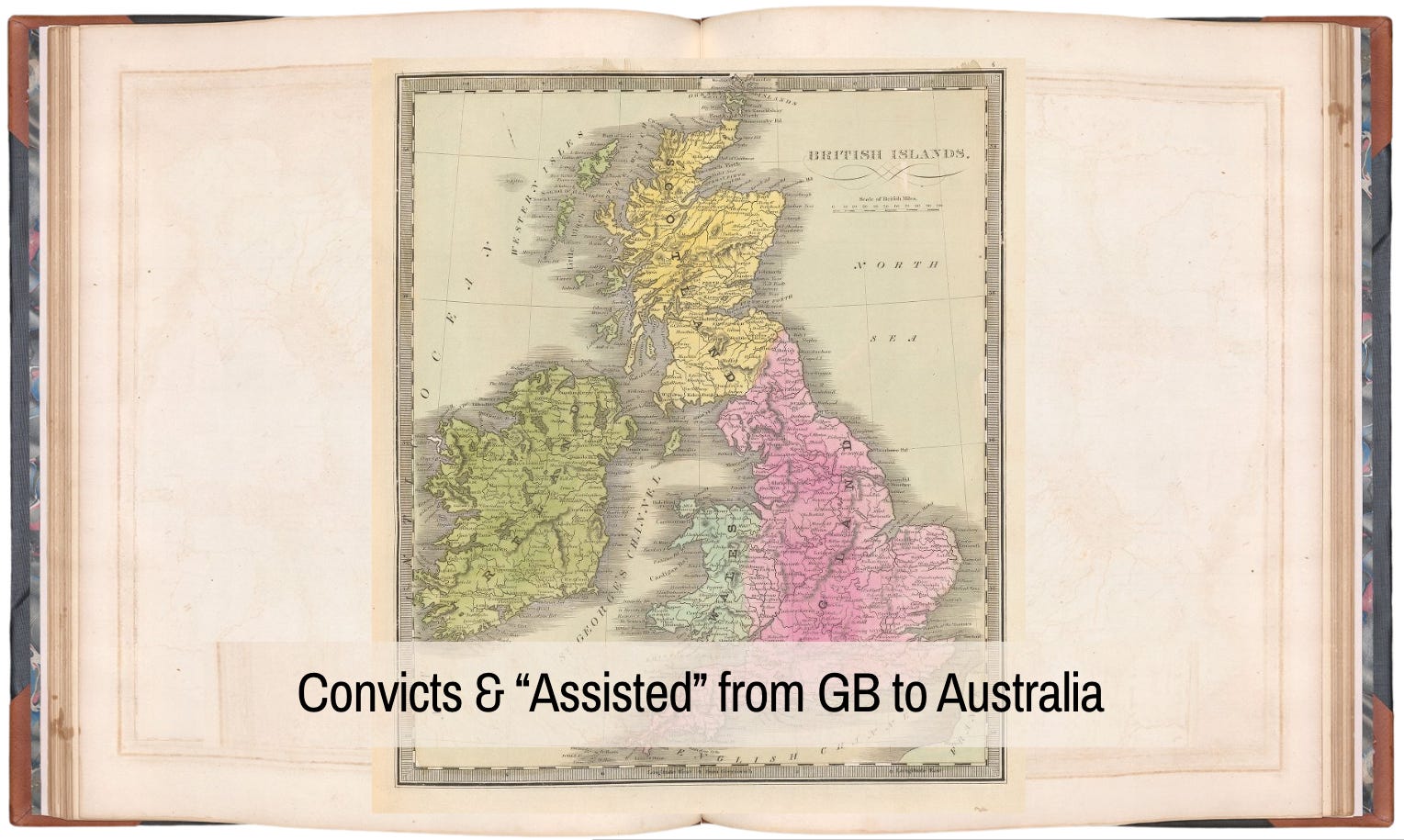Map of the British Isles, from: “Universal Atlas: Comprising Separate Maps of All the Principal Empires, Kingdoms & States Throughout the World and Forming a Distinct Atlas of the United States” by Jeremiah Greenleaf, 1849. Source: davidrumsey.com Map of the British Isles, from: “Universal Atlas: Comprising Separate Maps of All the Principal Empires, Kingdoms & States Throughout the World and Forming a Distinct Atlas of the United States” by Jeremiah Greenleaf, 1849. Source: davidrumsey.com