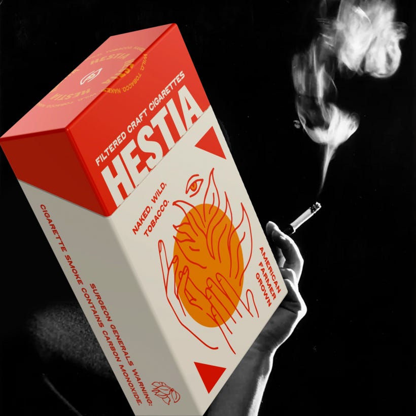 Meet Hestia, an Artisanal Cigarette Brand for Millennials - Air Mail