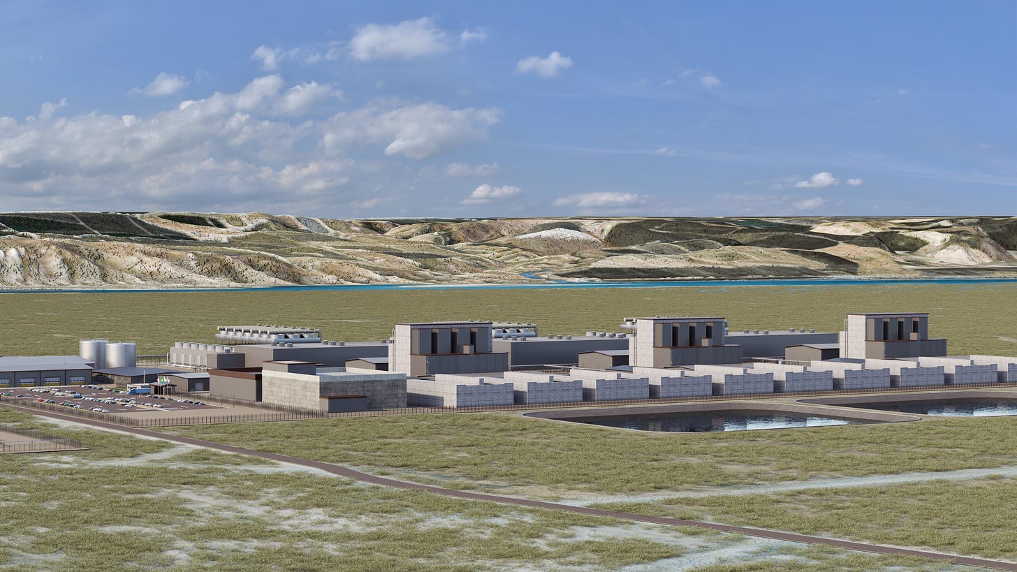 Renderings of the first SMR facilities in the United States