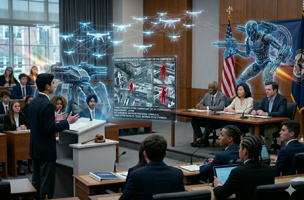 Students Debate Lethal Autonomous Weapons and Other AI Issues
