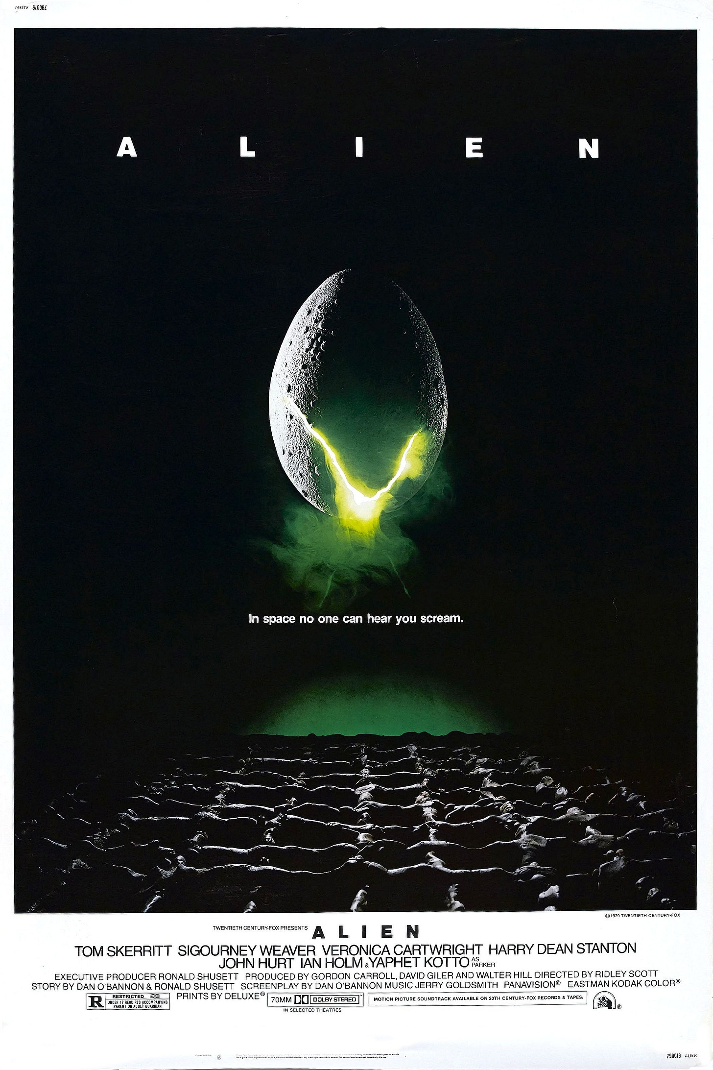"Alien" movie poster, 1979. | Alien movie poster, Aliens movie, Alien 1979