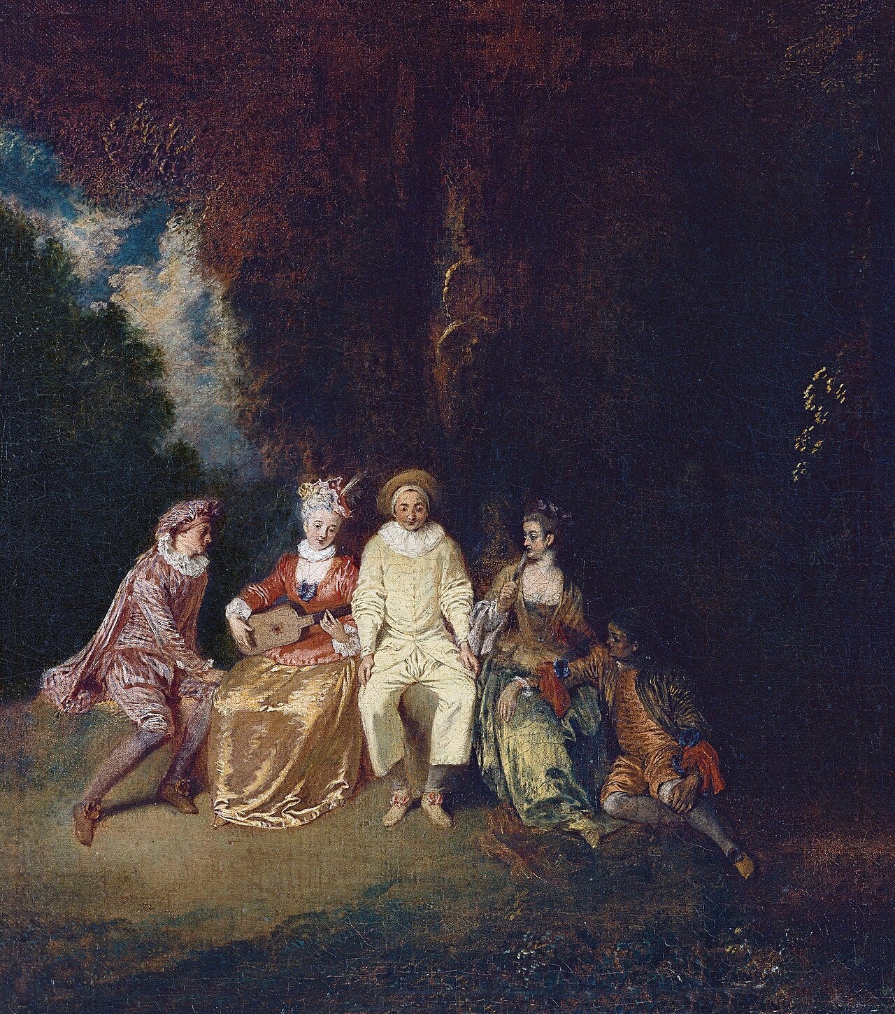 Pierrot, also called Gilles, by Watteau Pierrot, also called Gilles, by Watteau