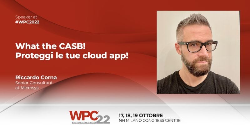 Locandina Riccardo Corna @ WPC 2022 Locandina Riccardo Corna @ WPC 2022