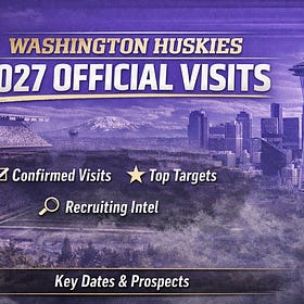 Washington’s Class of 2027 Official Visit Tracker