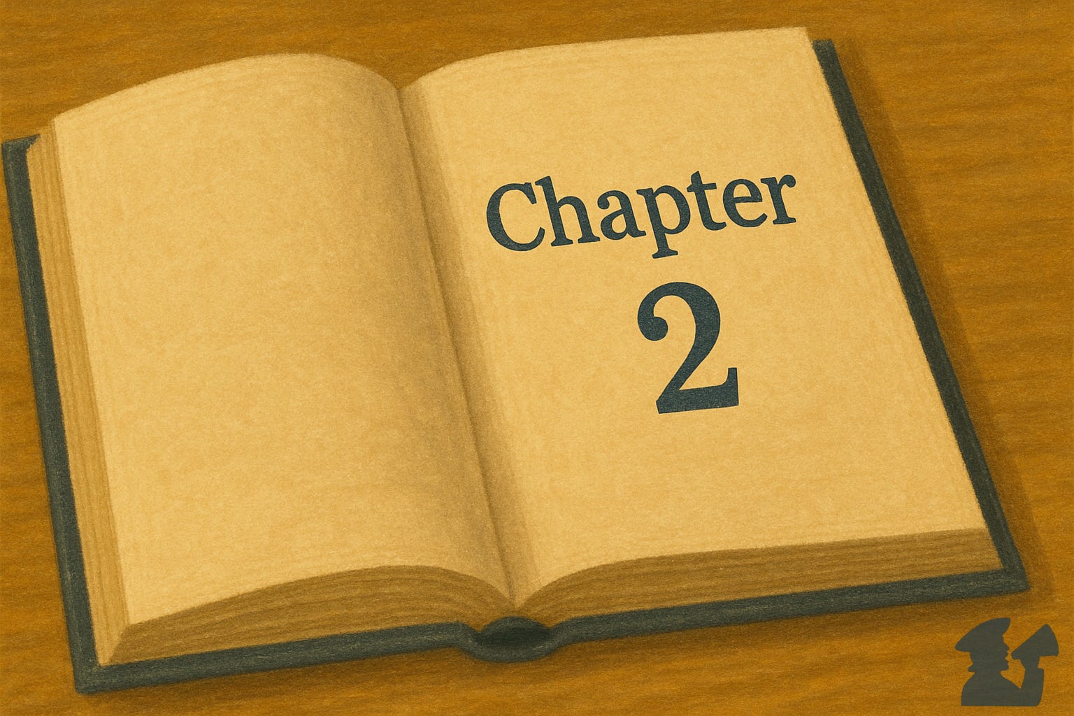 Image of a book open at Chapter 2