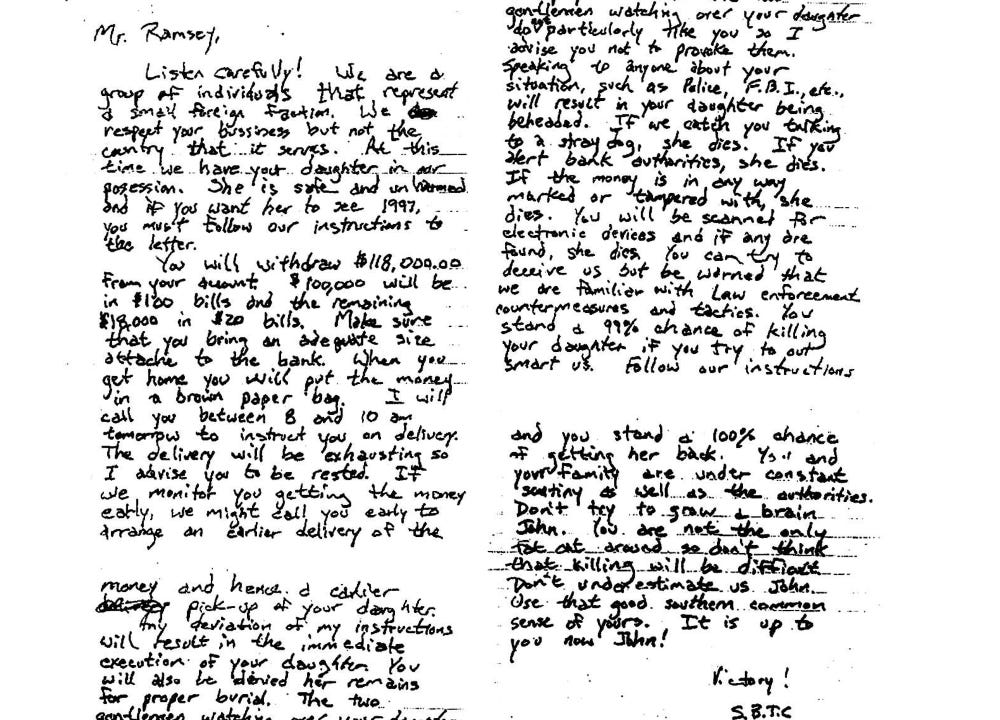 Finding the Ransom Note