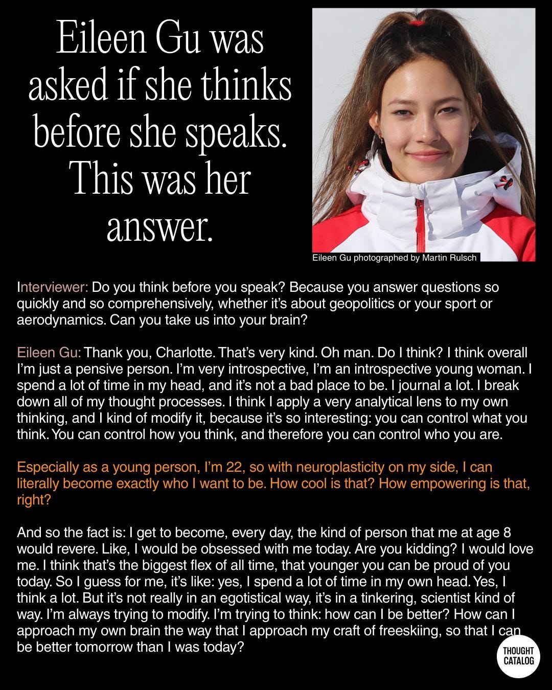 What Eileen Gu Understands About the Inner Game
