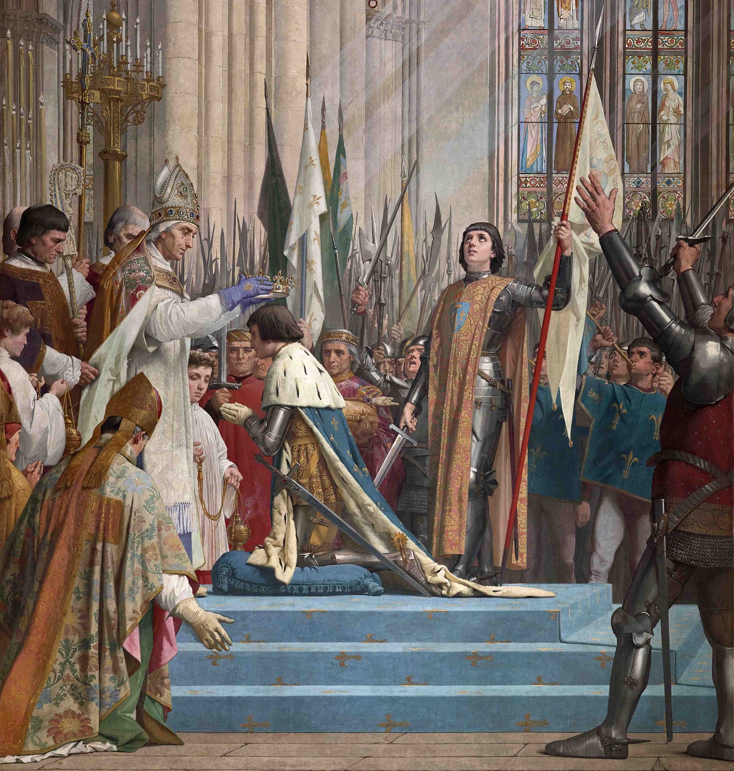 The Coronation of Charles VII, Jules-Eugène Lenepveu, 1890