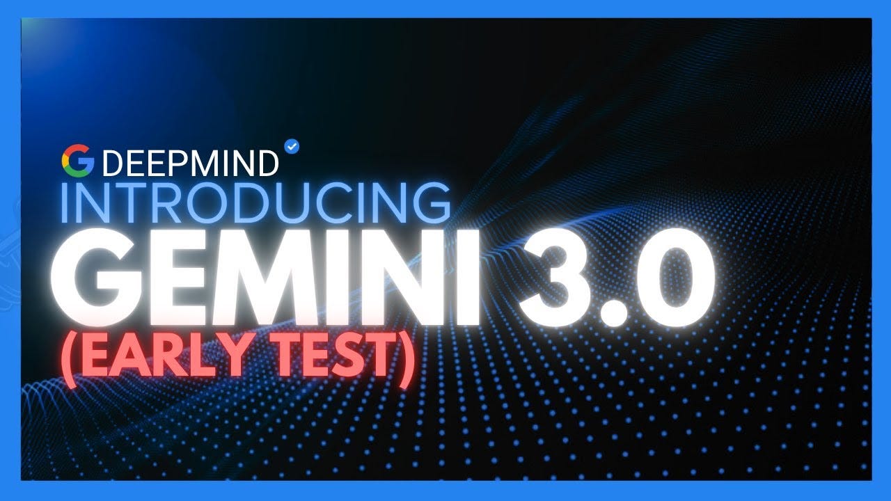 Gemini 3.0 Pro (Early Test): Greatest Model Ever! Most Powerful, Cheapest,  & Fastest Model Ever!