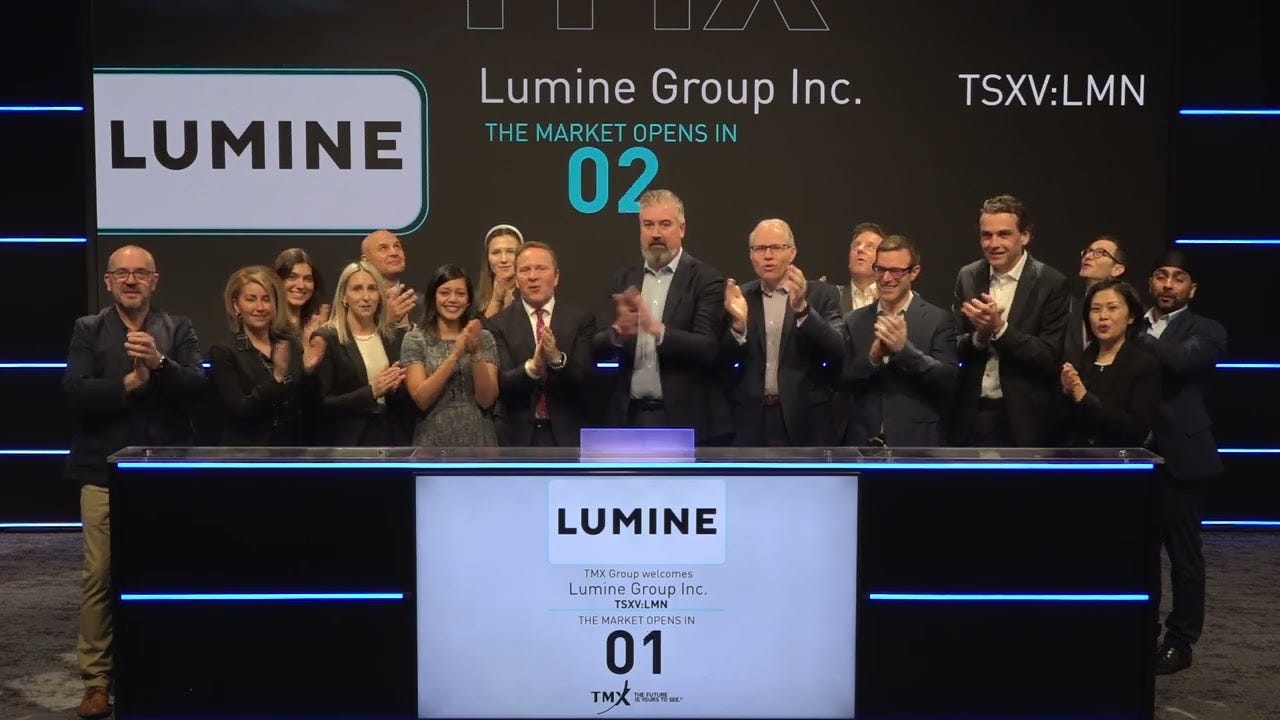 Lumine Group Opens the Market Friday, March 24, 2023