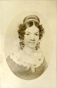Drawing of Jane Johnston Schoolcraft. Drawing of Jane Johnston Schoolcraft.
