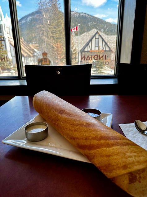Beavertail, guacamole, tacos, nachos, vegetarian chicken and waffles, dosa, Park Distillery Bar, espresso vodka tasting, Indian buffet