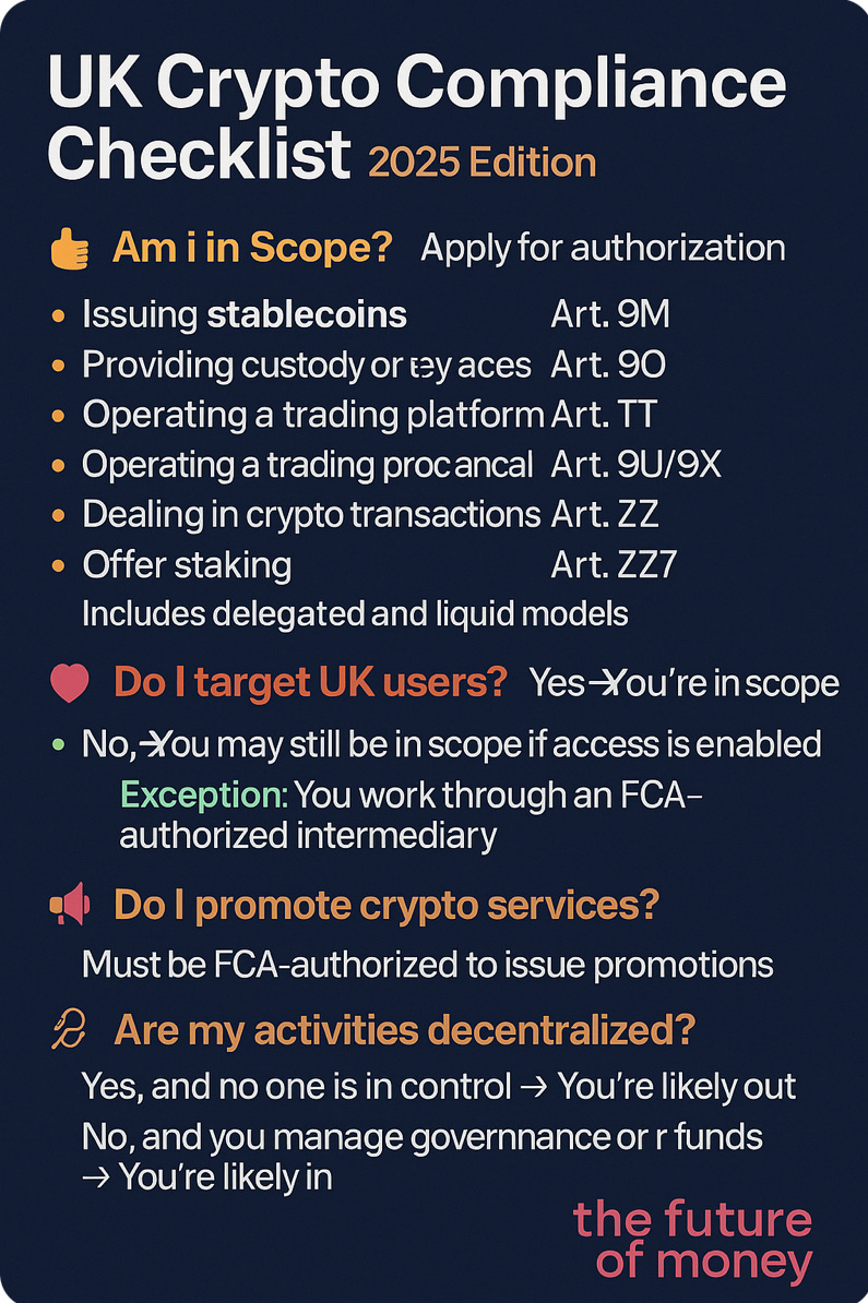 The UK Draws the Line on Crypto