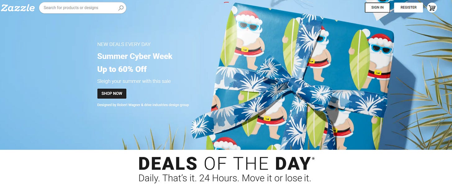 Zazzle online store