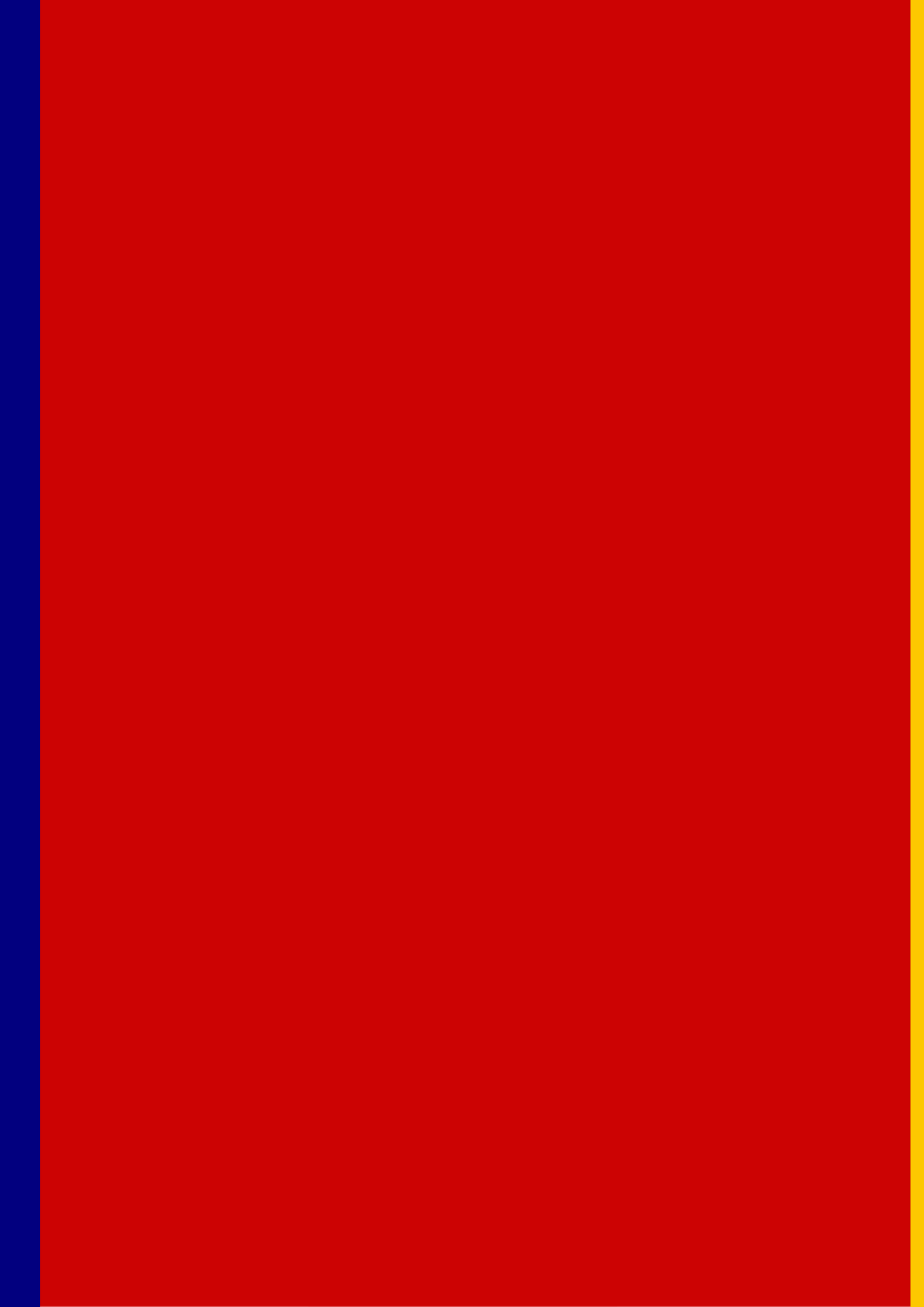 An abstract painting showing vertical stripes; dark blue on the left, wide red in the center, and thin yellow on the right. *Who's Afraid of Red, Yellow and Blue I* by Barnett Newman, via [Wikimedia](https://en.wikipedia.org/wiki/Barnett_Newman#/media/File:Who's_Afraid_of_Red,_Yellow,_and_Blue_I.svg)