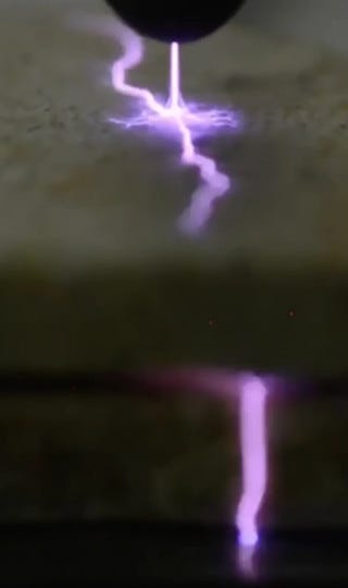 Rock conducting electricity