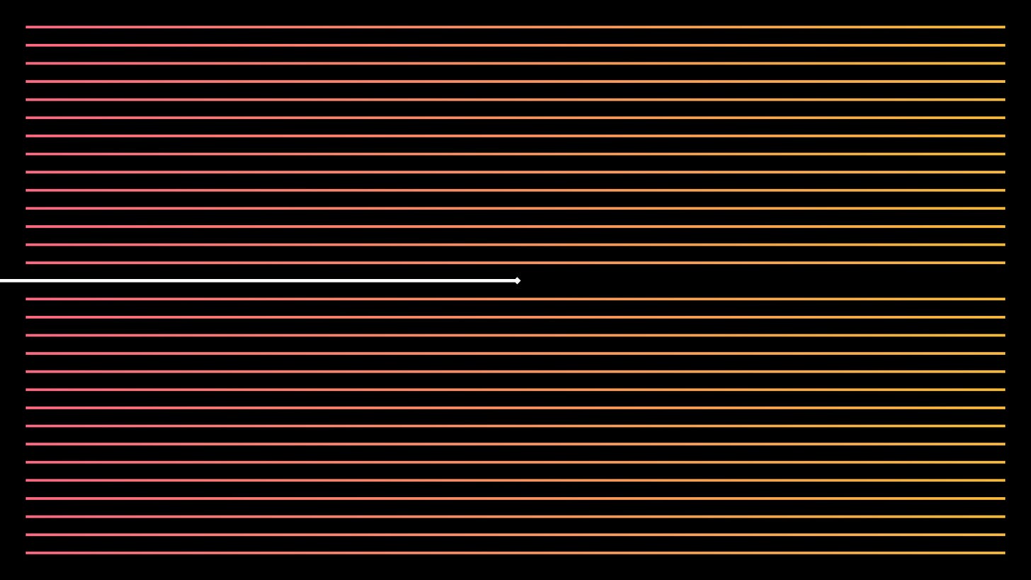 Don’t predict the future. Rehearse it. Geometric illustration showing mutiple futures and a single path in contrasting warm gradient and white.