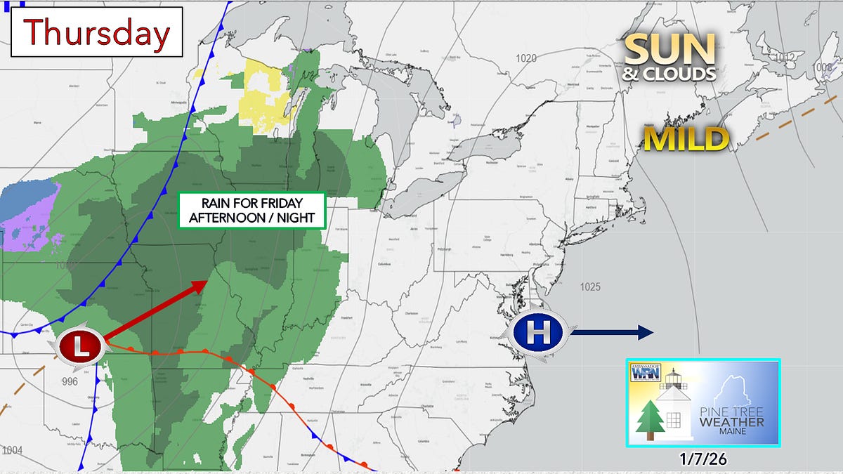 Forecast and outlook into the weekend
