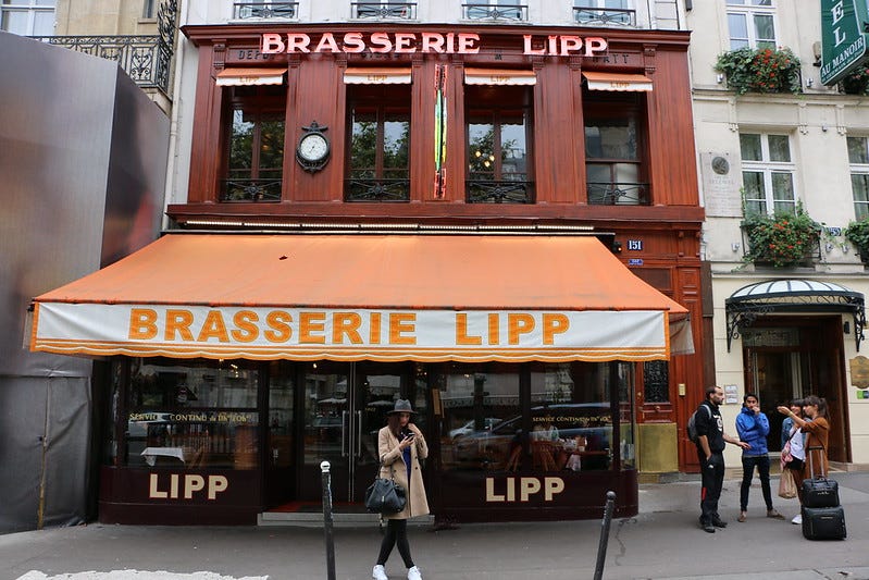 Lipp: de oer-brasserie in Saint-Germain-de-Prés - frankrijk.nl