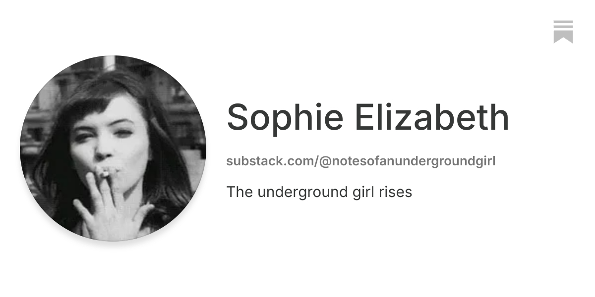 Sophie Elizabeth | Substack