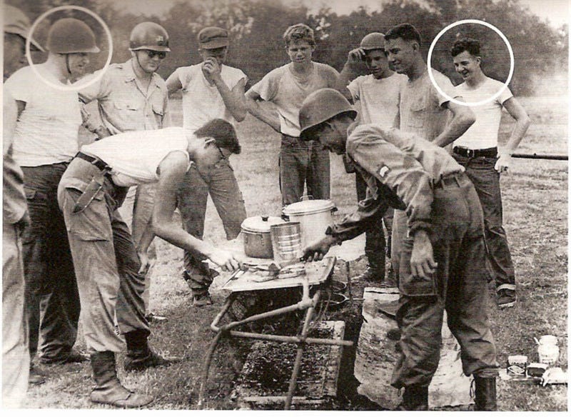 15-year-old Lee Harvey Oswald (circled far right) and David Ferrie (circled second from left) at a Civil Air Patrol meeting in New Orleans, 1955. Ferrie was alleged to have been involved in 15-year-old Lee Harvey Oswald (circled far right) and David Ferrie (circled second from left) at a Civil Air Patrol meeting in New Orleans, 1955. Ferrie was alleged to have been involved in