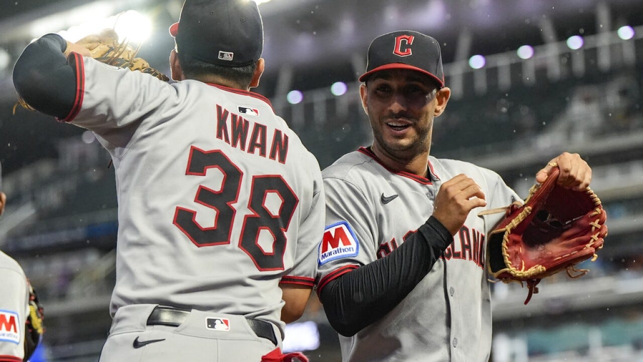 Naylor drives in 4 as Guardians beat Twins 6-2 for eighth straight victory