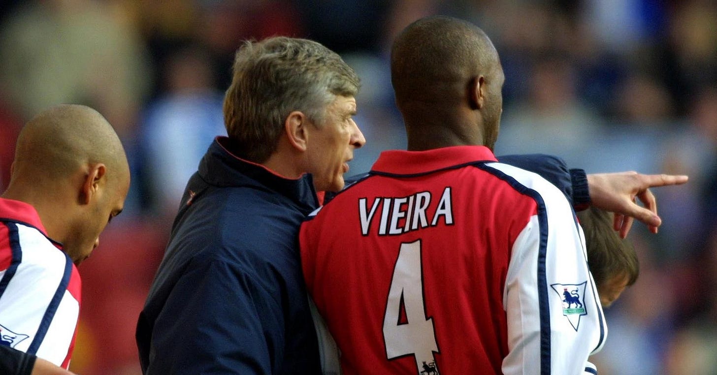 Patrick Vieira flattered as Arsene Wenger describes him as a future Arsenal  boss | Football News | Sky Sports