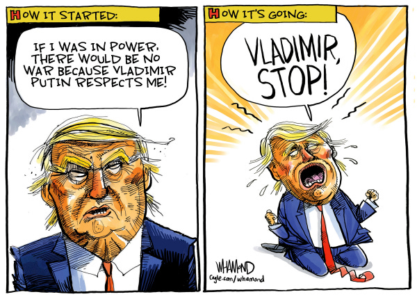 Trump and Putin by Dave Whamond