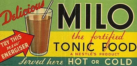 Vintage Milo advertisement