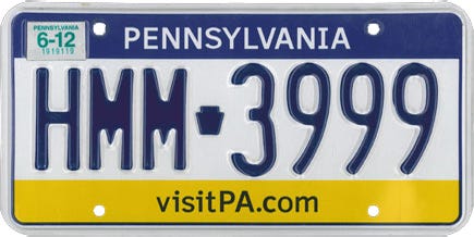 File:2012 Pennsylvania license plate.jpg File:2012 Pennsylvania license plate.jpg