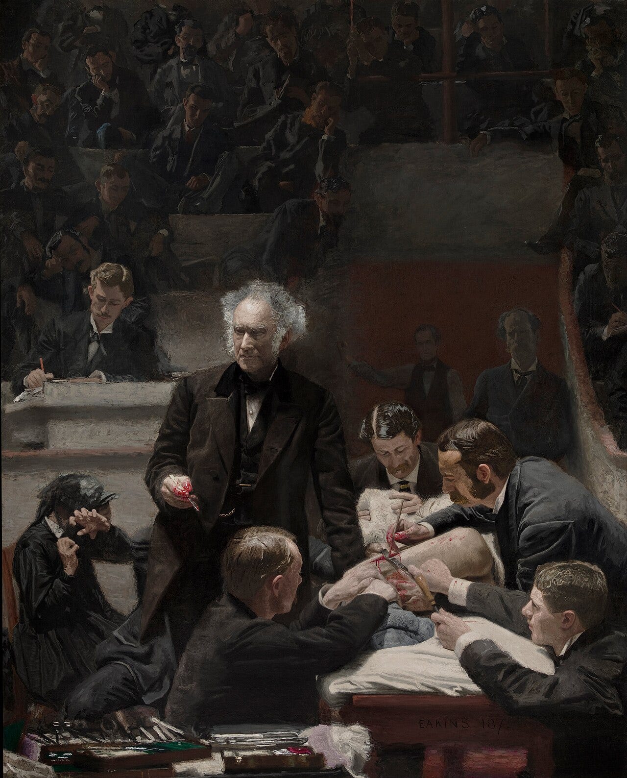The Gross Clinic, Thomas Eakins, 1875 The Gross Clinic, Thomas Eakins, 1875