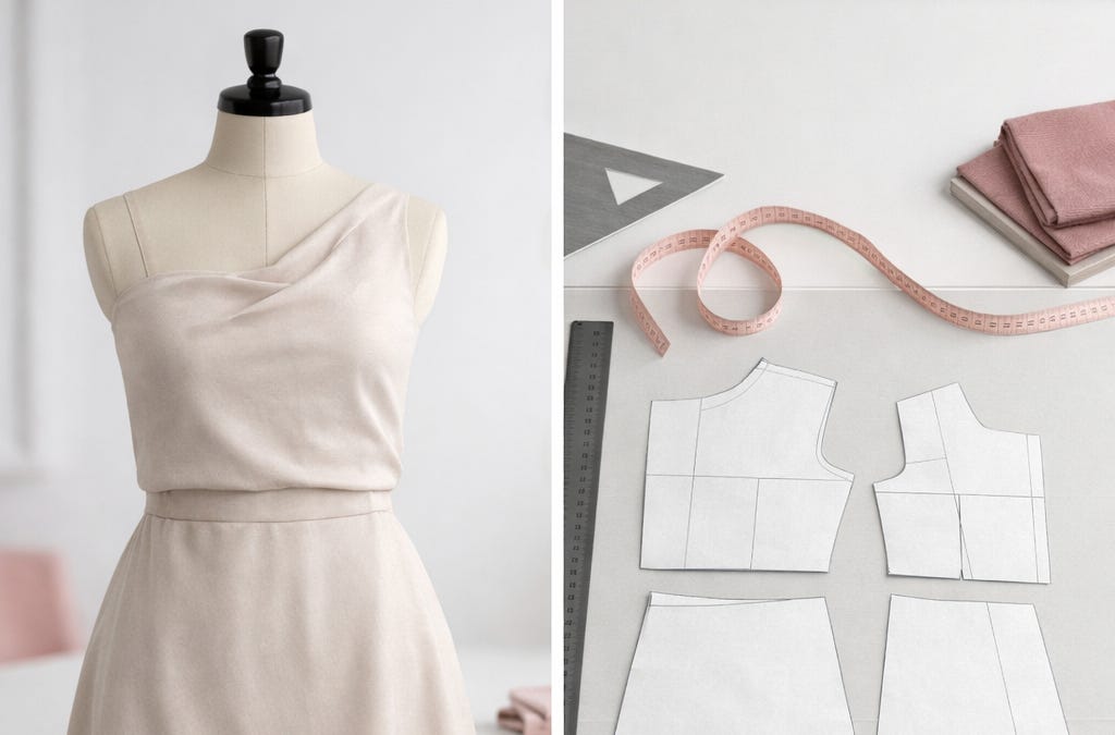 Body Height Pattern Making Pattern Drafting for Real Bodies: Asymmetry Adjustments