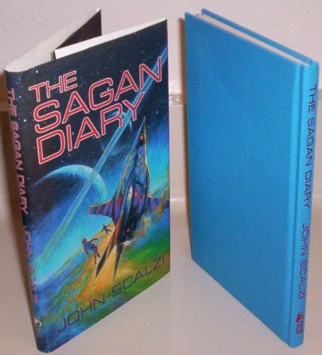 The Sagan Diary by John Scalzi: Good Hardcover (2007) | Bookmans The Sagan Diary by John Scalzi: Good Hardcover (2007) | Bookmans