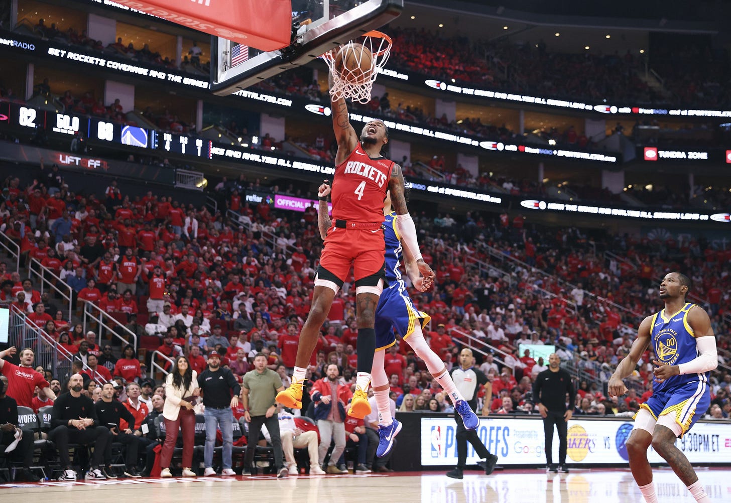 Jalen Green ignites playoff fire with 38 points as Charles Barkley warns  him of crucial Rockets' challenge against Warriors