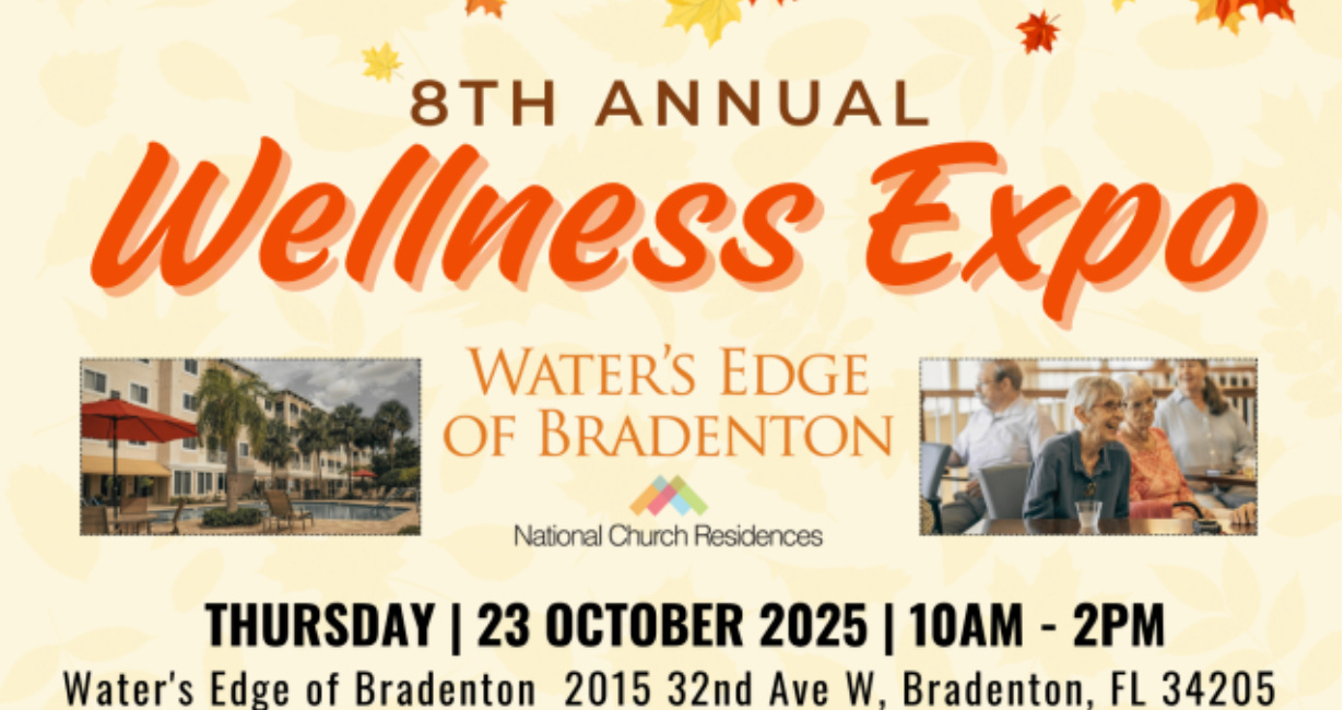 Happening Tomorrow: 8th Annual Wellness Expo at Water’s Edge of Bradenton