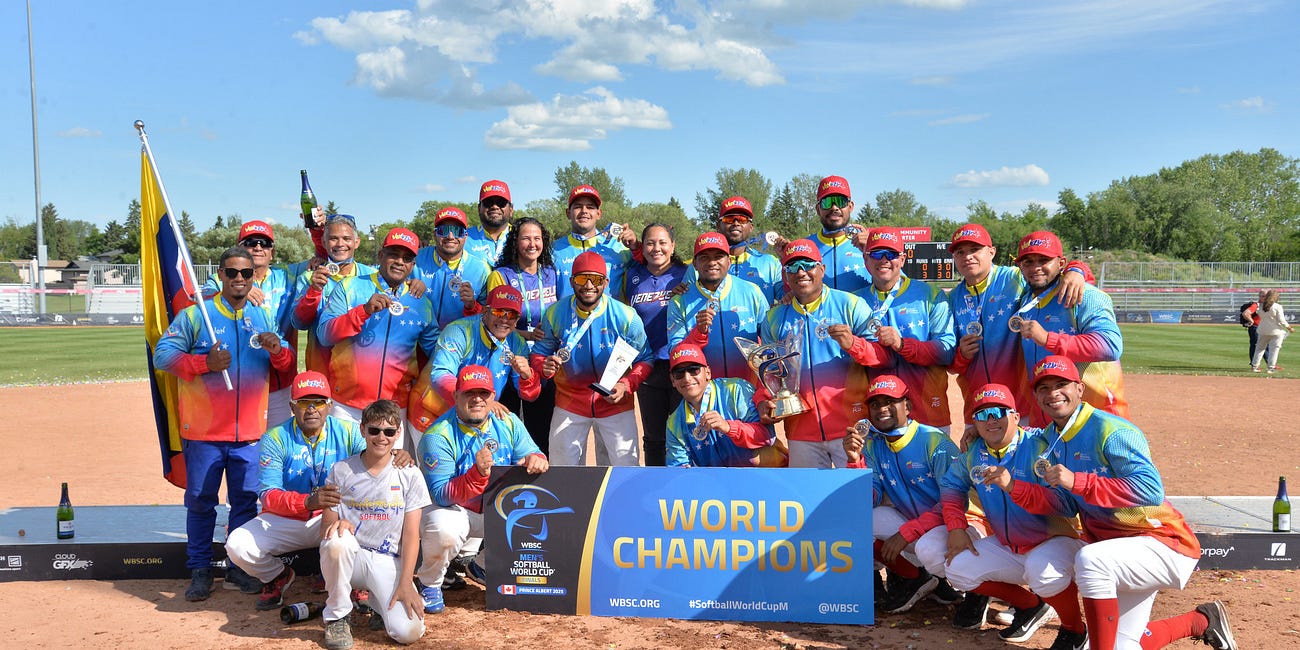 I demand the United States win the next men's softball world championship